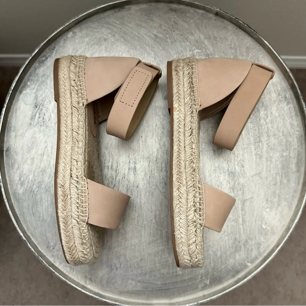 Splendid Tan Espadrille Ankle Strap Sandals Size 7M - Picture 4 of 12